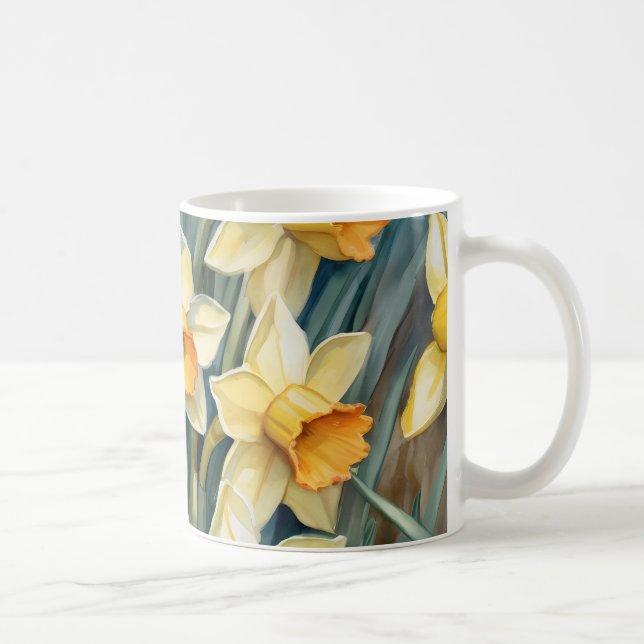 Mug Daffodiques de printemps (Droite)