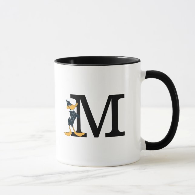 Mug DAFFY DUCK™ avec Monogramme croisé à bras (Droite)