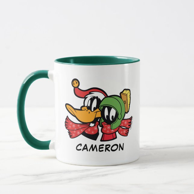 Mug DAFFY DUCK™ & MARVIN MARTIAN™ "Ho Ho Ho !" (Gauche)