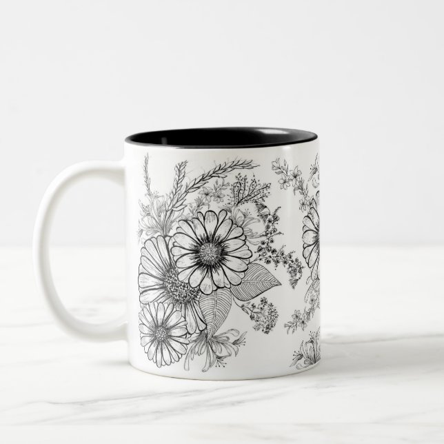 Mug Daisy Floral  (Gauche)