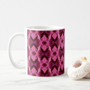 Mug Damask Coeurs roses