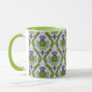 Mug Damassé écossaise de chardon