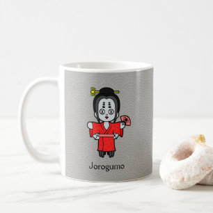 Mug Dame Araignée Japonaise Jorogumo : Yokai de Dessin