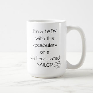 Mug DAME avec le vocabulaire d'un MARIN instruit