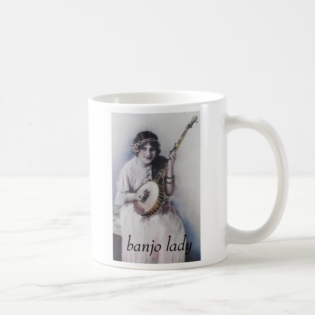 Mug dame de banjo (Droite)