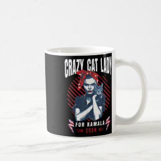 Mug Dame de chat pour Kamala Chat sans enfant Lady Kam