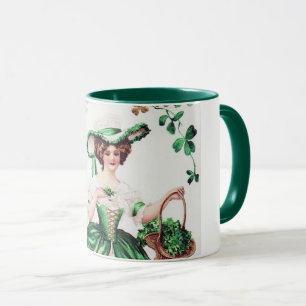 Mug Dame de la Saint Patrick, Vintage