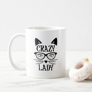 Mug Dame du Crazy Cat