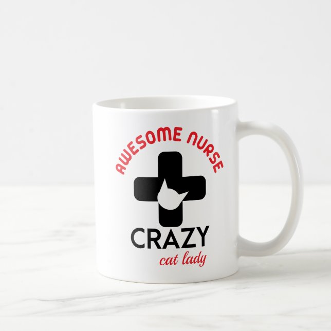 Mug Dame folle de chat (Droite)