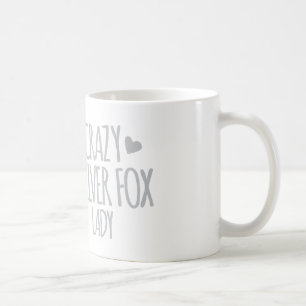 Mug Dame folle de renard argenté