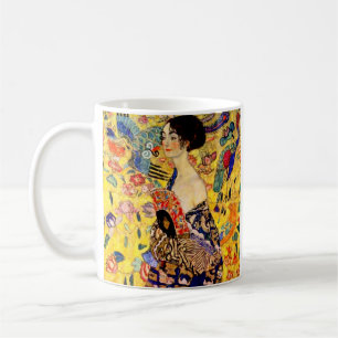 Mug Dame Gustav Klimt avec ventilateur