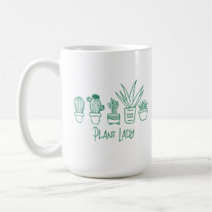 Mug Dame Plante Cactus Succulente Amoureuse de Jardina