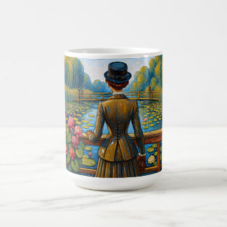 Mug Dame victorienne au bord de l'eau