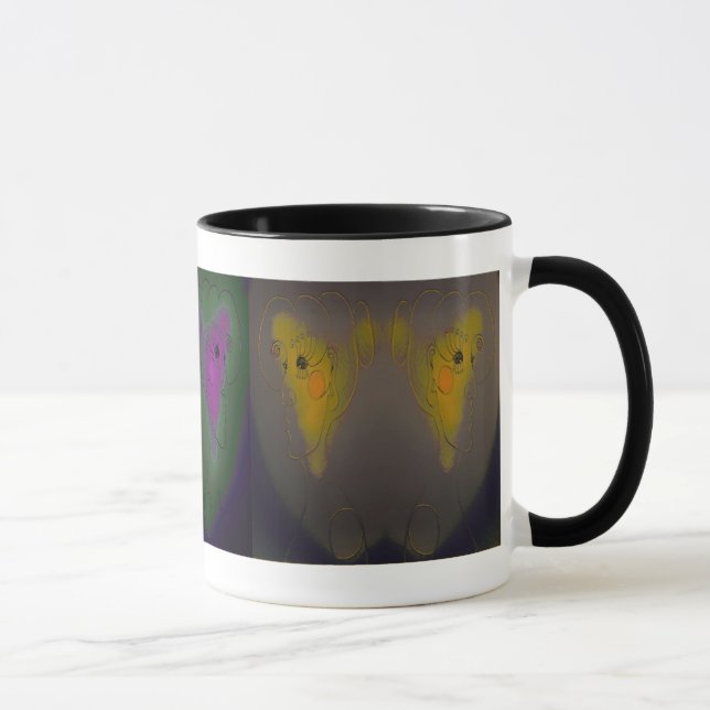 Mug Dames dans une rangée (Droite)