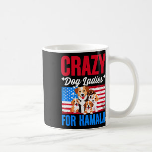 Mug Dames de chien pour Kamala Harris Président améric