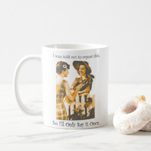 Mug Dames drôles de bavardage avec votre nom
