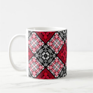 Mug Damier à carreaux seamless abstrait géométrique de