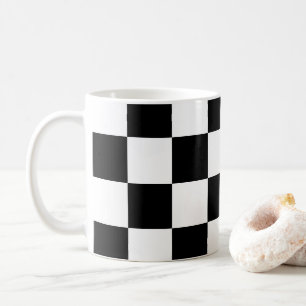 Mug Damier noir et blanc