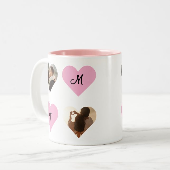Mug d'amour personnalisé - Keepsaké de couple (Devant gauche)