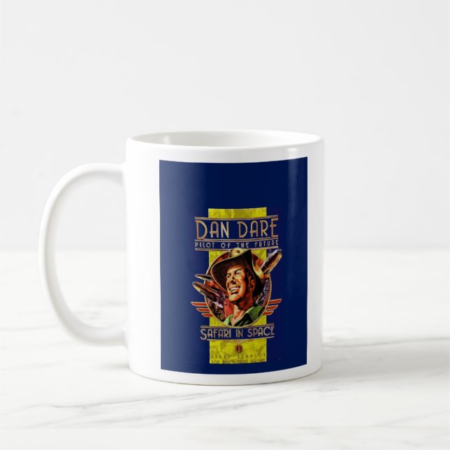 Mug Dan Dare ' héros de bande dessinée rétro (Gauche)
