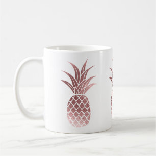 Mug d'ananas à huile d'or Rose