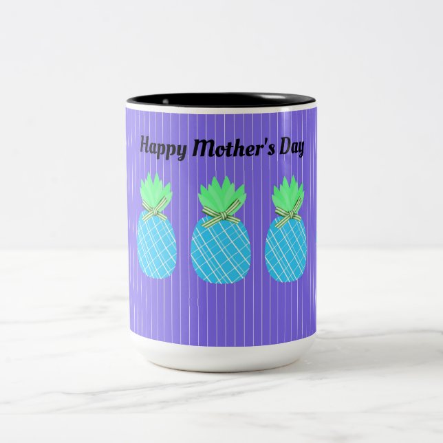 Mug d'ananas pour la fête des mères (Centre)