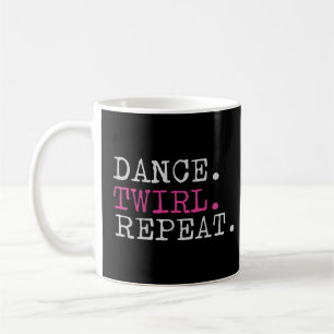 Mug Dance Twirl Répéter Baton Twirler Gymnastique