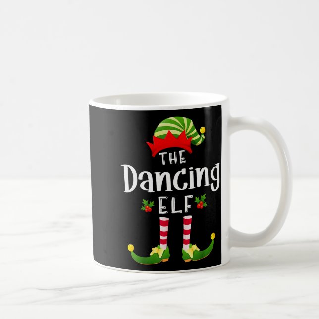 Mug Dancing Christmas Elf Matching Pajama X-mas Party  (Droite)