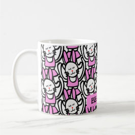 Mug Dancing Rabbit Mug, cadeau personnalisé de la fête