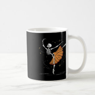 Mug Dancing Skeleton Byllerina Byllet Dance Halloween