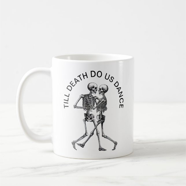 Mug Dancing Skeleton Couple (Gauche)