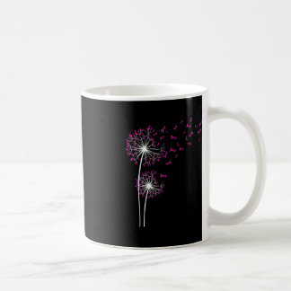 Mug Dandelion Faith Hope Love Cancer du sein Sensibili