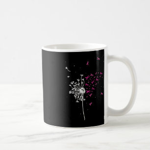 Mug Dandelion Pink Ribbon Cool Sensibilisation au canc