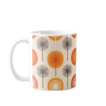 Dandelion rétro motif floral