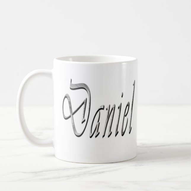 Mug Daniel, Nom, Logo, (Gauche)