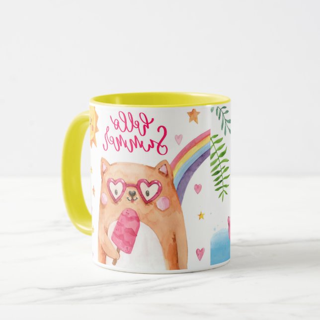 Mug d'animaux d'été (Devant gauche)
