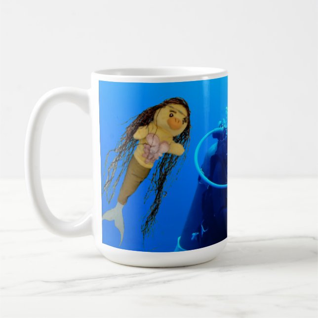 Mug Danni la sirène sous l'eau (Gauche)