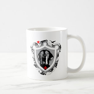 Mug Danois coat noir blanc
