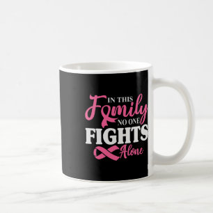 Mug Dans Cette Famille Personne ne combat seul cancer 