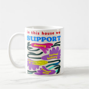 Mug Dans cette maison, nous soutenons la décence Diver