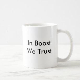 Mug Dans la poussée nous faisons confiance à la tass
