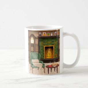 Mug Dans ma maison confortable - photo à droite