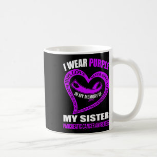 Mug Dans Ma Mémoire De Ma Soeur Pancréatique Cancer Aw