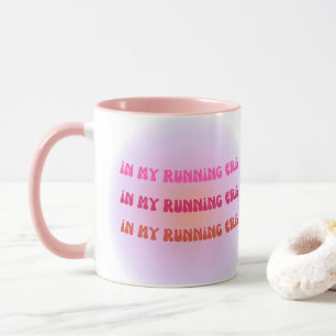 Mug Dans mon ère de course, drôle cadeau de course pou