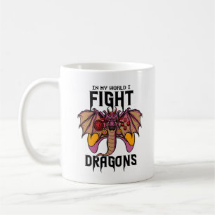 Mug Dans Mon Monde, Je Lutte Contre Les Dragons