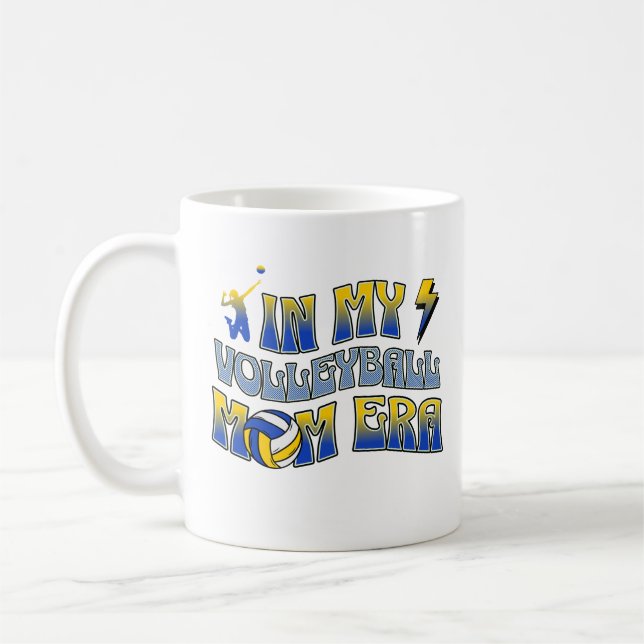 Mug Dans Mon Volleyball Maman Era Sport Maman Pour Les (Gauche)