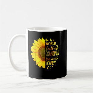 Mug Dans un monde plein de grands-mas être Lovey Sunfl