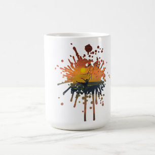 Mug Danse dans la lueur du coucher de soleil œuv