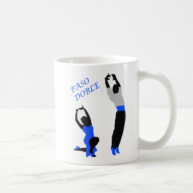Mug Danseurs de Paso Doble bleus (Droite)