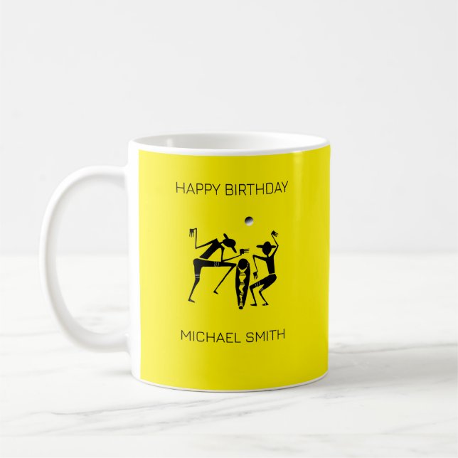 Mug Danseurs de silhouette africains (Gauche)